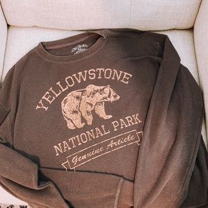 Yellowstone National Park long sleeve tee